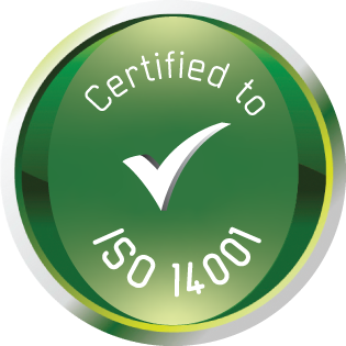 Certified to ISO 14001