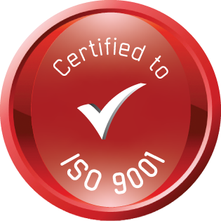Certified to ISO 9001