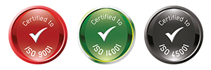 Certified to ISO 9001