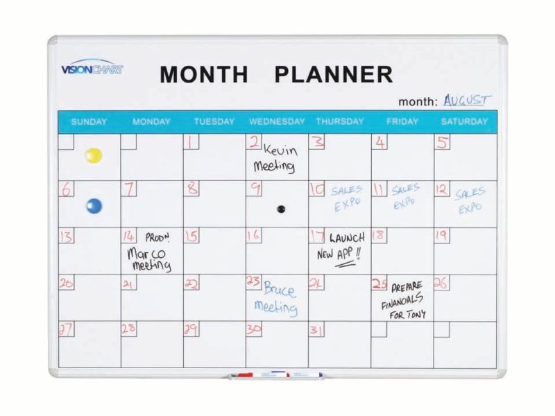 Perpetual Month Planner