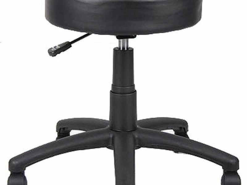 Adjustable seat height stool