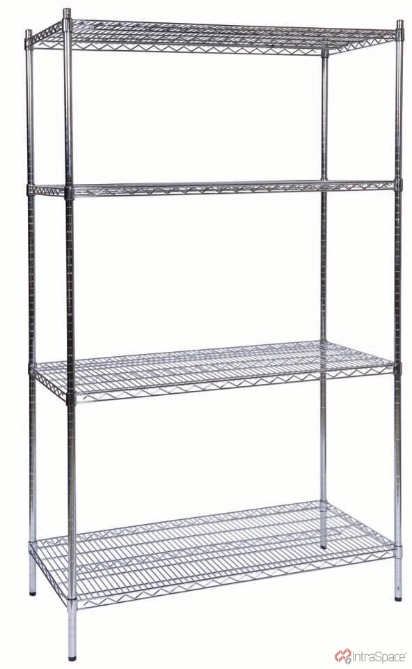 Intramed Wire Shelving Chrome, Wire Shelving Standards