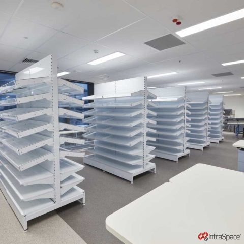 Pharmacy Shelving – Dispensary Pullout Trayshelf