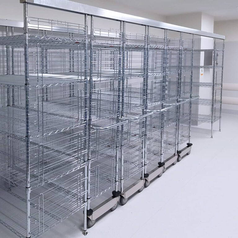 IntraSpace The Royal Victorian Eye & Ear Hospital Wire Shelving