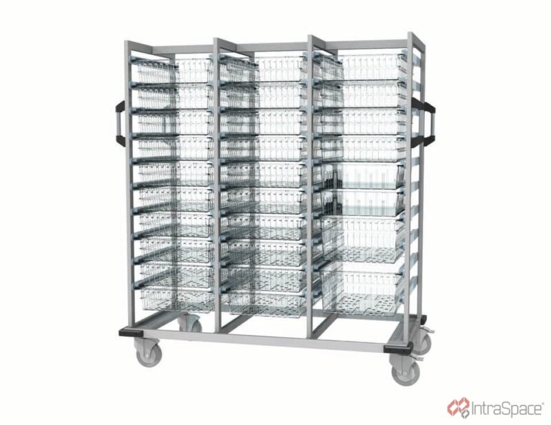 3-Section Open Transport Trolley