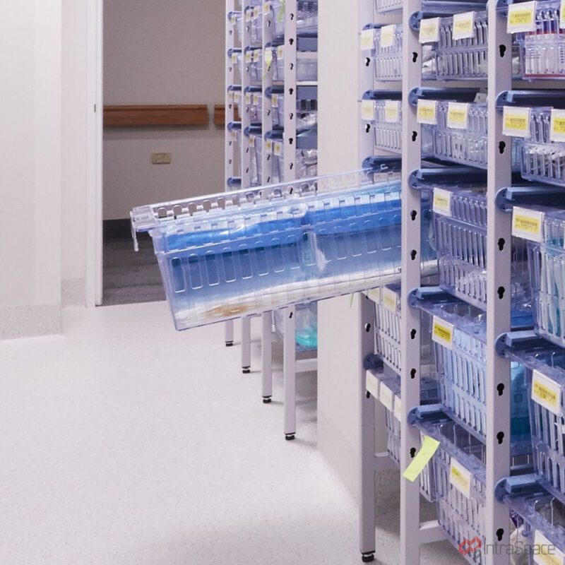 Intermed Rack N Roll Modular Rack IntraMed Modular Racks - Epoxy - IntraSpace