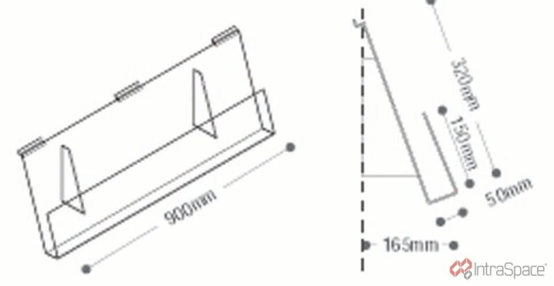 Brochure Holder with 150mm Lip