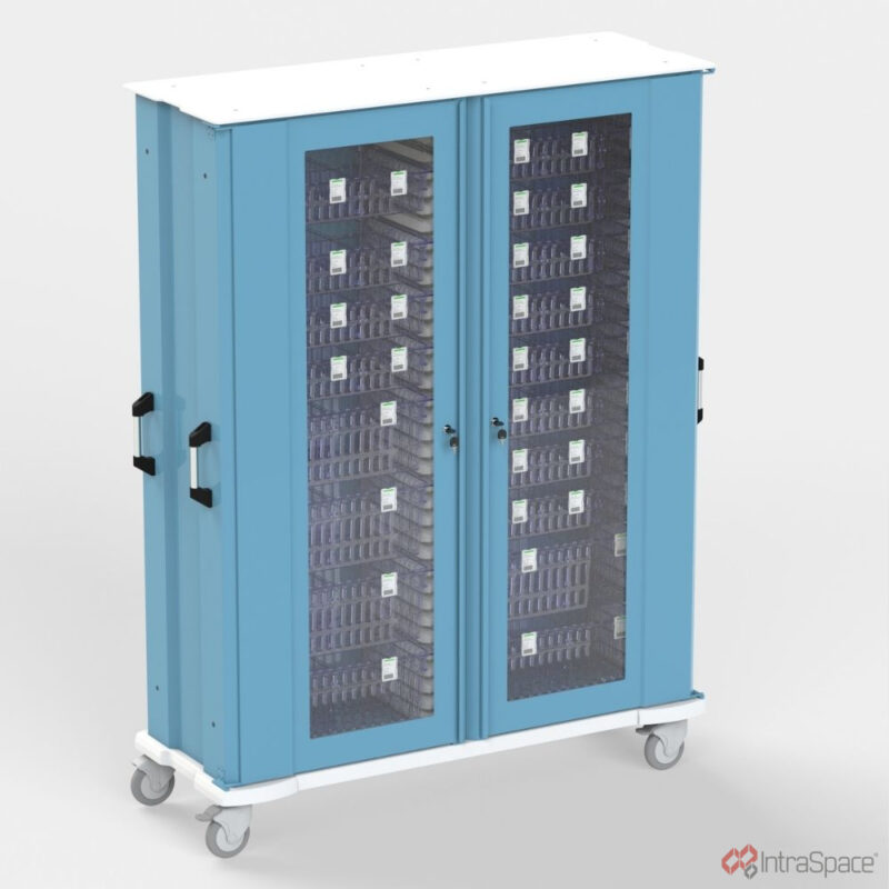Double Body Transport Trolley Wide - Closed