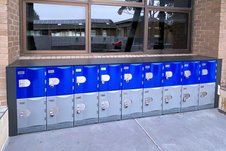 Water Resistant Plastic Lockers - Mazenod College