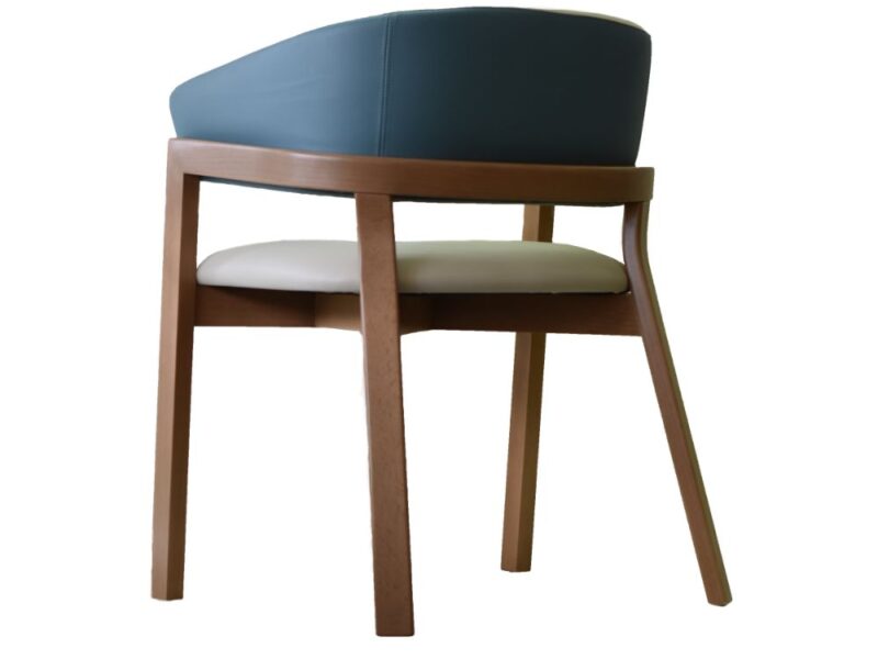HCARE 38 - Timber Round Back Armchair - Image 3