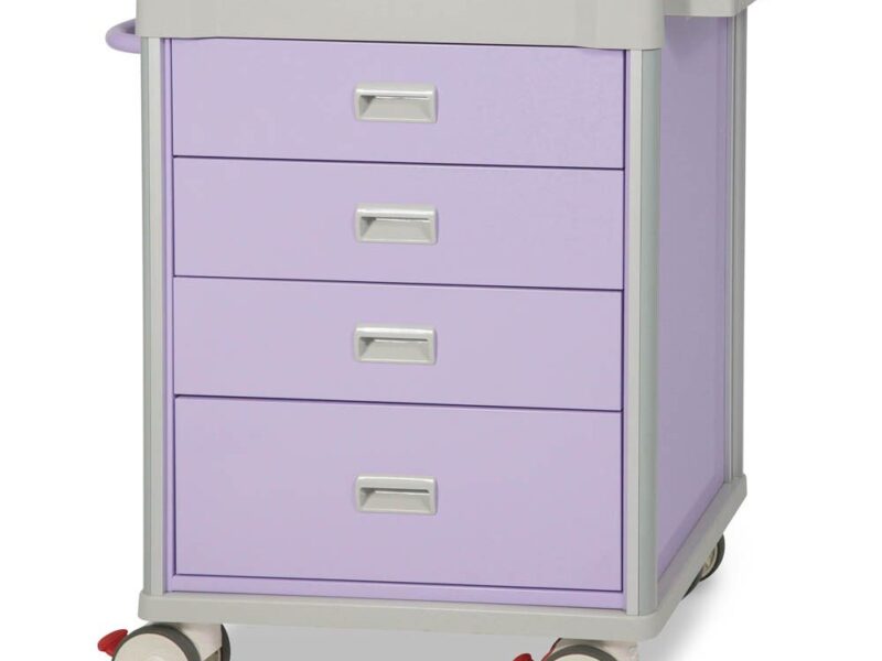 Viva Medication Cart 4 Drawer - Image 2