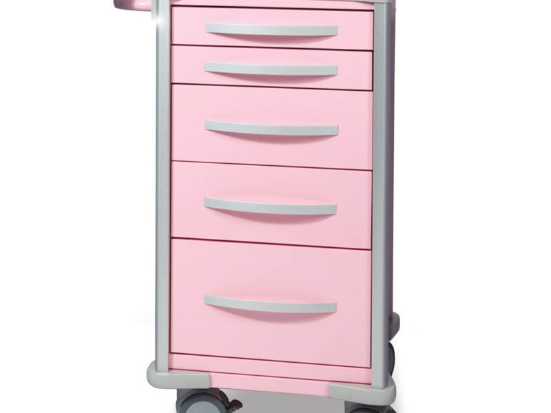 IntraSpace Aluminium Narrow Cart Light Pink